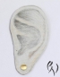 Preview: Ohrstecker Mini-Sonne, Gold 750/- strichmatt