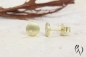 Preview: Ohrstecker Sanuye mit Brillant, Gold 585/-, strichmatt