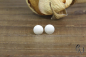 Preview: Ohrstecker Bedrye, Silber 925/-, Mini-Vollmond, strichmatt
