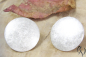 Preview: Ohrstecker Silber 925/-, großer Vollmond, mattgekratzt