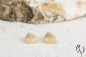 Preview: Minidreieck mit Brillant, strichmatt, Gold 750/-