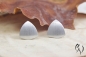 Preview: Dreieckige Ohrstecker aus Platin