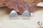 Preview: Ohrstecker Eldreiede, Platin 950/-, strichmatt