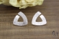Preview: Ohrstecker Silber, Triangel