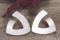 Preview: Ohrstecker Silber, Triangel