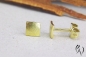 Preview: Quadratische Ohrstecker aus Gold 585