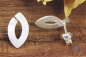 Preview: Ohrstecker Silber 925/-, offenes Navette, 15 mm