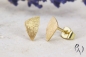 Preview: Ohrstecker Selas, Gold 750/-, mattgekratzt