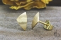 Preview: Ohrstecker Selas Gold 750/-, strichmatt