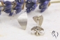 Preview: Ohrstecker Selas, Weißgold 585/-, strichmatt