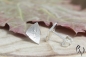 Preview: Ohrstecker Selaias, Silber 925/-, mattgeschlagen mit gravierten Linien