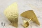 Preview: Ohrstecker Sela, Gold 750/-, papierstrukturiert