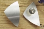 Preview: Ohrstecker Sela, Silber 925/-, 31,5 x 18,5 mm, strichmatt