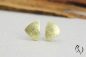 Preview: Kleine dreieckige Ohrstecker aus Gold 585/-