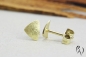 Preview: Ohrstecker Zena, Gold 585/-, mattgekratzt