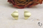 Preview: Kleine dreieckige Ohrstecker aus Gold 585/-
