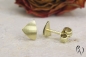 Preview: Ohrstecker Zena, Gold 585/-, strichmatt