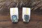 Preview: Ohrstecker Silber mit Tansanit und Feingold