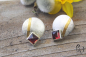 Preview: Ohrstecker Nadeen, Silber 925/- und Feingold mit Granat