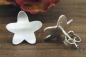 Preview: Ohrstecker Bella, Silber 925/-, strichmatt