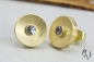 Preview: Ohrstecker Chumani, Gold 750/- mit grauen Turmalinen