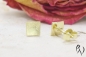 Preview: Ohrstecker Nathia, Gold 585/- mattgekratzt, 6 x 6 mm