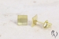 Preview: Ohrstecker Nathia, Gold 585/- strichmatt, 6 x 6 mm