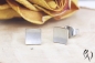 Preview: Ohrstecker Nathia, Platin 950/-, strichmatt
