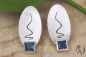 Preview: Ohrstecker Silber mit Topas London Blue