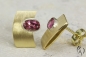 Preview: Ohrstecker Lootha, Gold 750/- mit roten Turmalinen