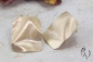 Preview: Geknitterte Ohrstecker Roségold 585/-, Rechteck