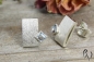 Preview: Ohrstecker Adila, Silber mit Blautopas