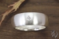 Preview: Ring Shakina, Silber 925/- mit Brillant 0,05 ct, strichmatt