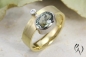 Preview: Ring Mitena, Gold 750/- mit Turmalin und Brillant