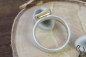 Preview: Ring Mabou, Silber 925/- mit rechteckigem Opal