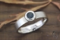 Preview: Ring Ona, Silber 925/- mit blauem Turmalin