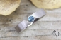 Preview: Ring Nalina, Weißgold 585/- mit blauem Topas