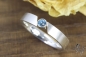 Preview: Ring Nalina, Silber 925/- mit eisblauem Topas
