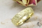 Preview: Ring Zerknittert, Gold 585/-, eckig