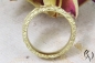 Preview: Ring Zerknittert, Gold 585/-, eckig