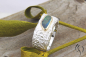 Preview: Breiter Ring aus Silber 925/- mit Boulderopal, zerknittert