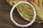 Mobile Preview: Schmaler Ring aus Silber mit Brillant 0,02 ct, Zerknittert