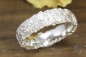 Preview: Ring aus Silber 925/-, Zerknittert, 6 mm, oval