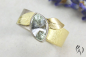 Preview: Ring Jenara, Gelb- und Weißgold 750/- mit grauem Turmalin