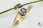 Preview: Ring Laini, Gold 750/- mit hellblauem Saphir