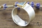 Preview: Ring Raeka, Silber 925/- mit dreieckigem Boulderopal in Gold 750/- gefasst