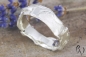 Preview: Schöner Ring aus Silber mit unregelmäßiger Oberfläche