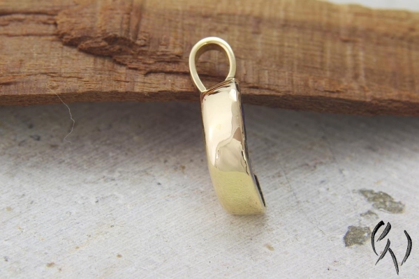 Preview: Anhänger Irida, Gold 750/- mit viereckigem Opal