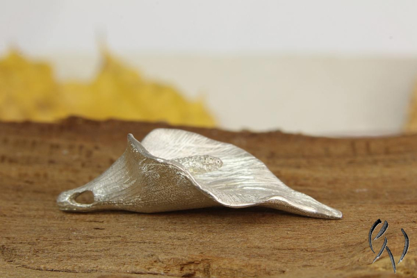 Preview: Anhänger aus Silber 925/-, Callablüte