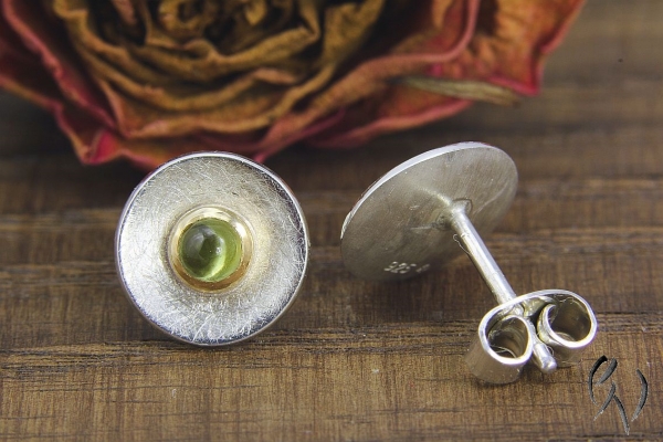 Ohrstecker Ajana, Silber 925/- mit Peridot